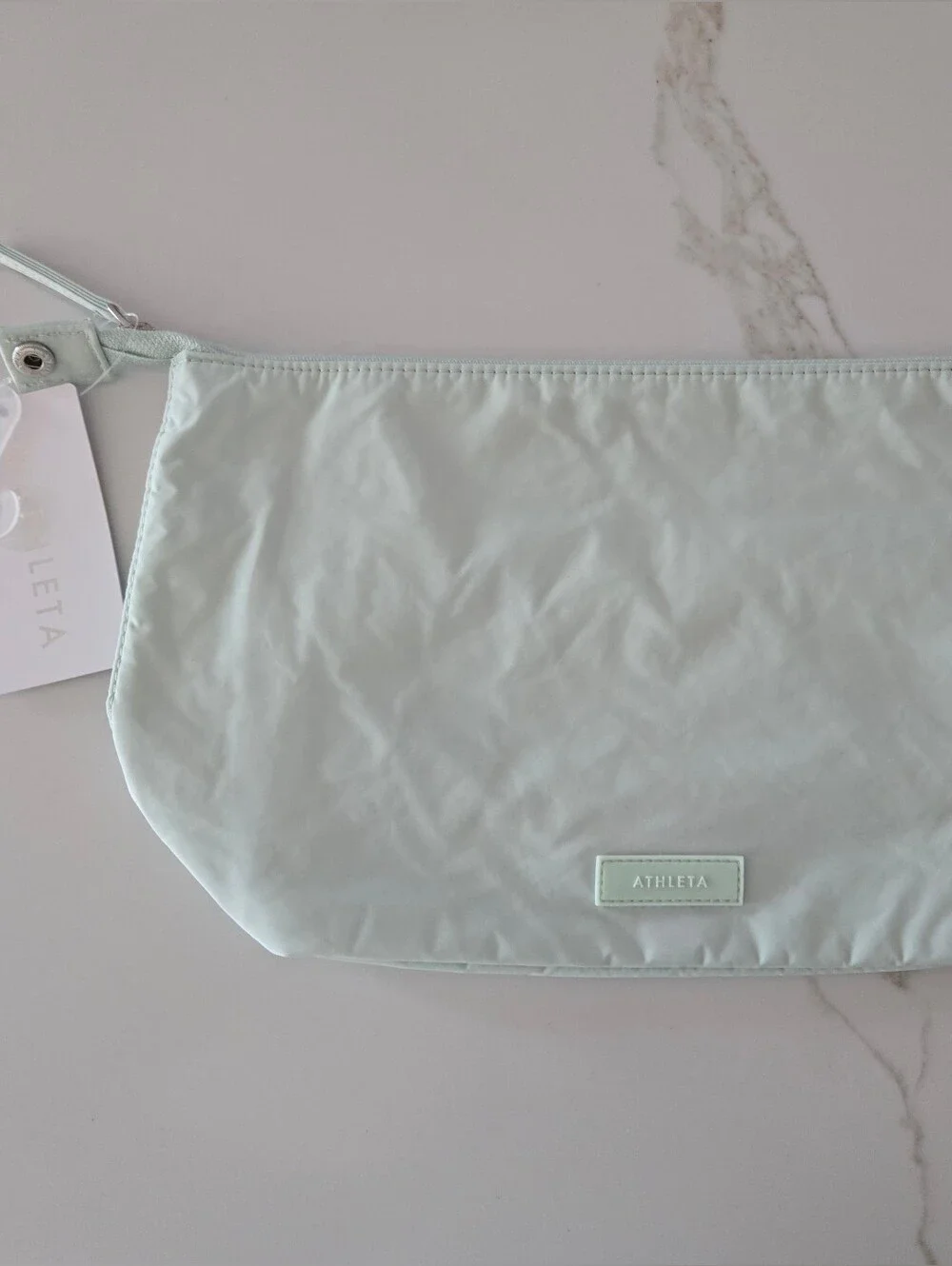 NWT Athleta Light Mint Cosmetic Pouch